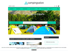 Tablet Screenshot of campingsalon.com
